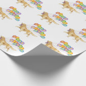 Papier Cadeau Joyeux Anniversaire Golden Retriever (Coin)