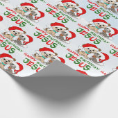 Papier Cadeau Joyeux anniversaire Jésus (Coin)