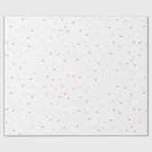 Papier Cadeau JOYEUX ANNIVERSAIRE mignonette bébé saupoudrées ro (Plat)