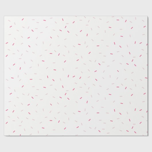 Papier Cadeau JOYEUX ANNIVERSAIRE mignonette bébé saupoudrées ro (Plat)