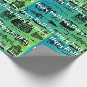 Papier Cadeau Joyeux Anniversaire Papier Cadeau, Pêche, Cadeau P (Coin)