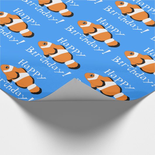 Papier Cadeau Joyeux anniversaire ! Papier d'emballage de (Coin)