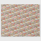 Papier Cadeau Joyeux Anniversaire Papier Envie d'un chien (Plat)