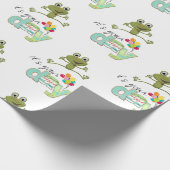 Papier Cadeau Joyeux Anniversaire Papier FUN Frog (Coin)
