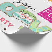 Papier Cadeau Joyeux Anniversaire Papier papier FUN Cupcake (Coin)