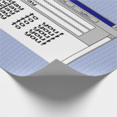 Papier Cadeau Joyeux Anniversaire Personnalisé Windows 95 Thème  (Coin)