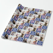 Papier Cadeau Joyeux Anniversaire Photo Collage N'importe quel â (Déroulé)