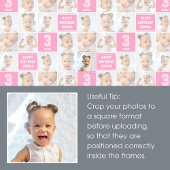 Papier Cadeau Joyeux Anniversaire Photo Collage N'Importe Quel Â