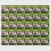 Papier Cadeau Joyeux anniversaire Pink Mountain Laurel Flowers (Plat)
