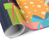 Papier Cadeau Joyeux Ballons d'anniversaire