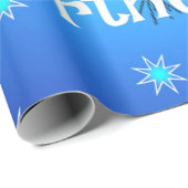 Papier Cadeau Joyeux Ballons de fête d'anniversaire (Coin rond)