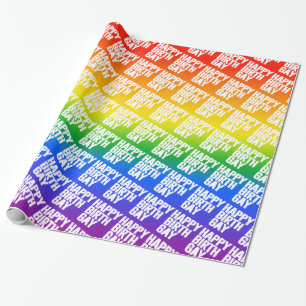 Papier Cadeau Joyeux Birthgay