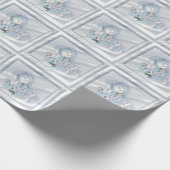 Papier Cadeau Joyeux bonhomme de neige (Coin)