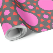 Papier Cadeau Joyeux cadeau de jour de naissance (Coin rond)