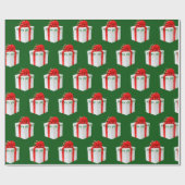 Papier Cadeau Joyeux cadeau de Noël (Plat)