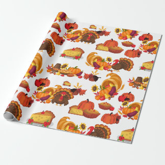 Papier Cadeau Joyeux cadeau motif de la fête de la Turquie de Th