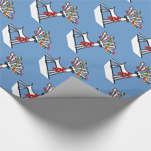 Papier Cadeau Joyeux Chris Moose (Coin)