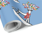 Papier Cadeau Joyeux Chris Moose (Coin rond)