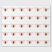 Papier Cadeau Joyeux Christmoose (Plat)