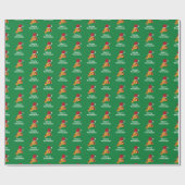 Papier Cadeau Joyeux Crustmas FUNNY PIZZA SLICE SA PAPIER D'ENVE (Plat)