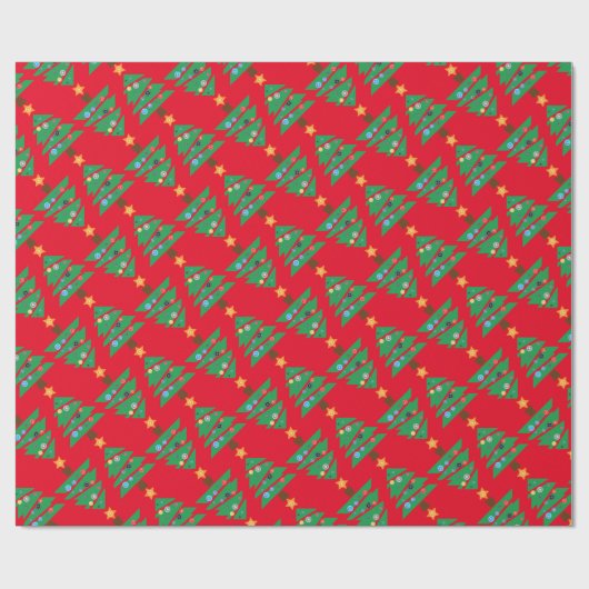 Papier Cadeau Joyeux Crypto-mas ! Vacances rouges Crypto Noël (Plat)