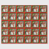 Papier Cadeau Joyeux Elfes Envelopper papier d'enrobage présent (Plat)