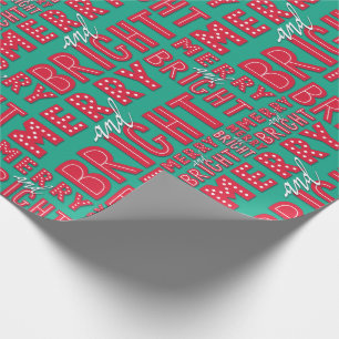 Papier Cadeau Joyeux et lumineux