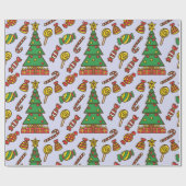 Papier Cadeau Joyeux et lumineux (Plat)