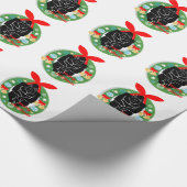 Papier Cadeau joyeux gorille de noël (Coin)