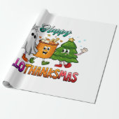 Papier Cadeau Joyeux Hallothanksmas (Déroulé)
