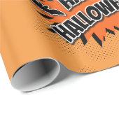 Papier Cadeau Joyeux Halloween (Coin rond)