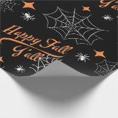 Papier Cadeau Joyeux Halloween Thanksgiving Automne Cadeau d'aut (Coin)