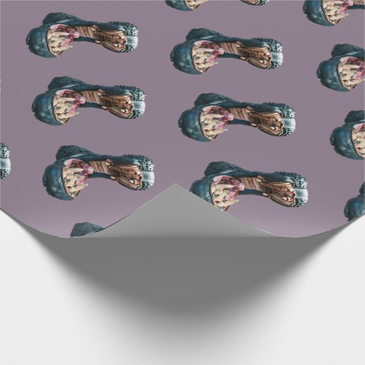 Papier Cadeau Joyeux Hippo (Coin)