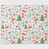 Papier Cadeau Joyeux Holdiay Fest (Plat)