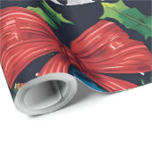 Papier Cadeau Joyeux Jamboree Maximalist Holiday (Coin rond)