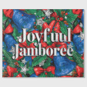 Papier Cadeau Joyeux Jamboree Maximalist Holiday (Plat)