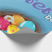 Papier Cadeau Joyeux jour de Pâques (Coin)