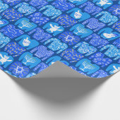 Papier Cadeau JOYEUX JOURS DE VACANCES Drôle Laid Hannukah (Coin)