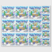 PAPIER CADEAU JOYEUX JOURS FÉRIÉS | HITER WONDERLAND RÊVES | (Plat)