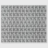 Papier Cadeau Joyeux Jours fériés QR Code (Plat)