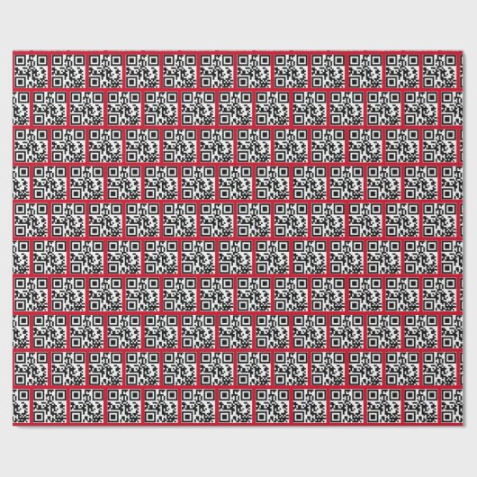 Papier Cadeau Joyeux Jours fériés QR Code (Plat)