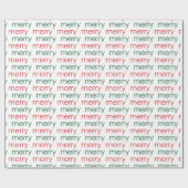 Papier Cadeau Joyeux Joyeux (Plat)