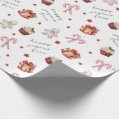 Papier Cadeau Joyeux Joyeux gratuit mignon cadeau de Noël (Coin)