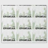 Papier Cadeau Joyeux Kwanzaa (Plat)