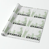 Papier Cadeau Joyeux Kwanzaa (Déroulé)