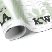 Papier Cadeau Joyeux Kwanzaa (Coin rond)