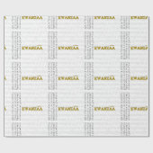 Papier Cadeau Joyeux Kwanzaa (Plat)