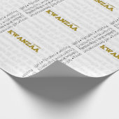 Papier Cadeau Joyeux Kwanzaa (Coin)
