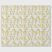 Papier Cadeau Joyeux Kwanzaa (Plat)