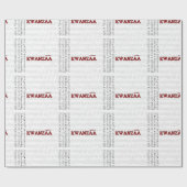 Papier Cadeau Joyeux Kwanzaa (Plat)